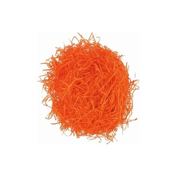 Tráva dekoračná papierová 50g - oranžová