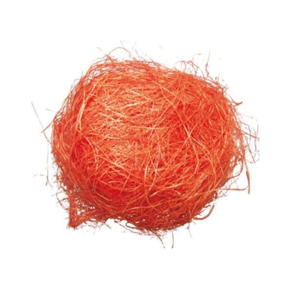 Dekoračný sisal 30g - oranžový