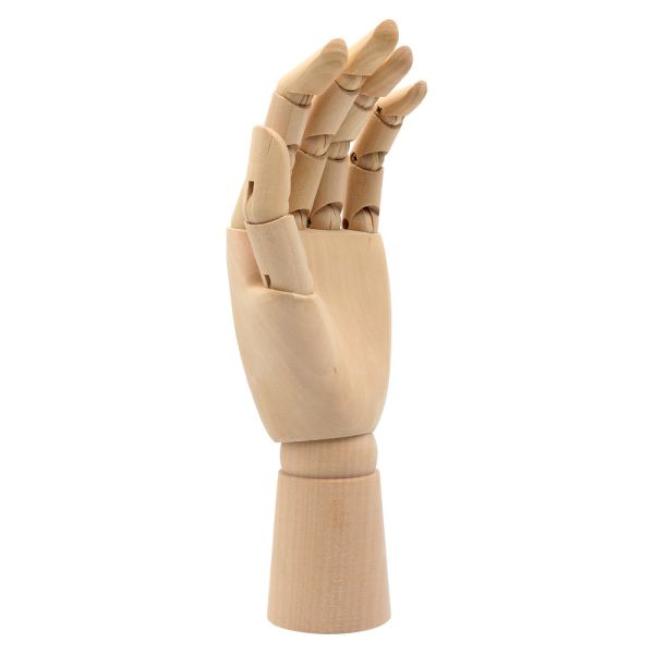 Drevená figúrka 25 cm - ľavá ruka