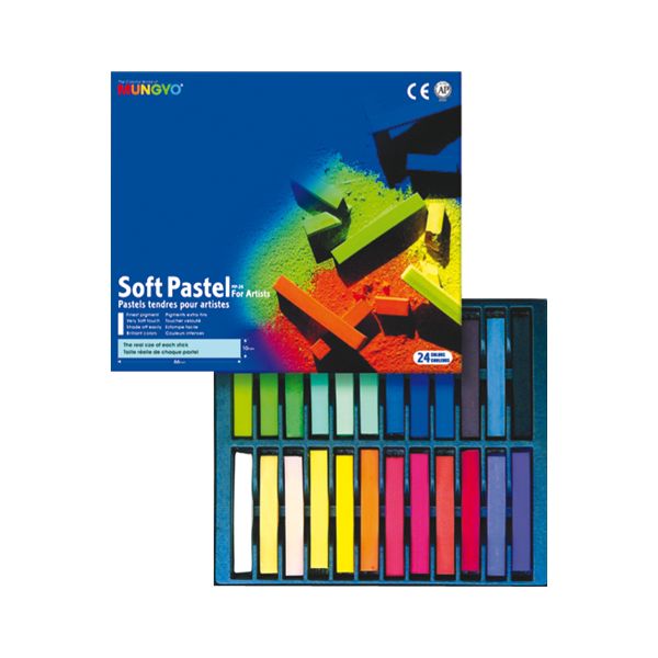 Pastel suchý MUNGYO sada 24 ks