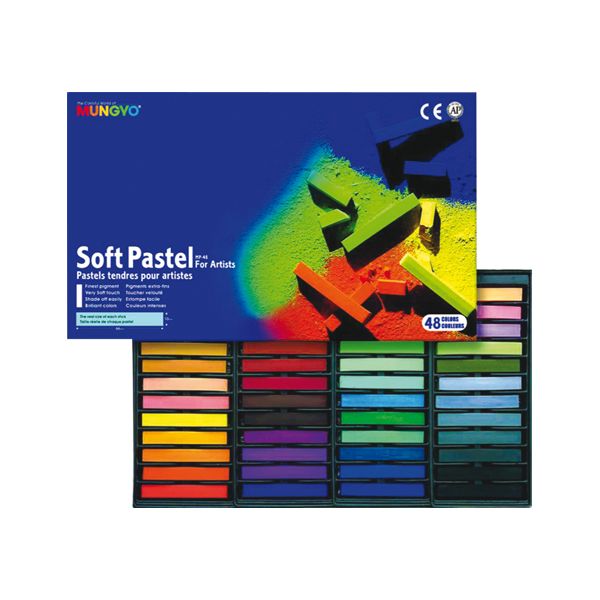 Pastel suchý MUNGYO sada 48 ks