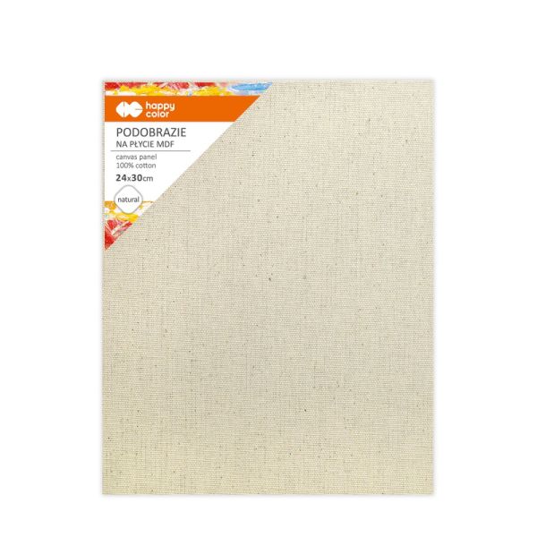 Maliarske plátno Happy Color 24x30 cm MDF 4 mm - natural