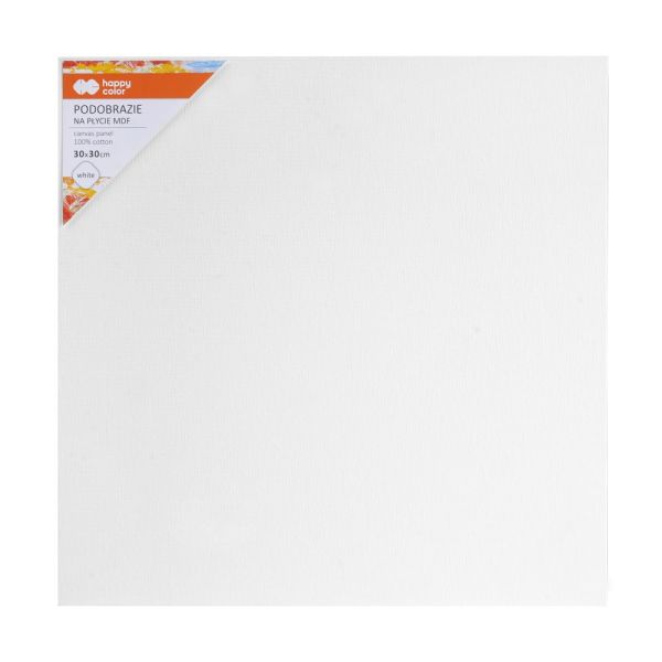 Maliarske plátno Happy Color 30x30 cm MDF 4 mm - biele