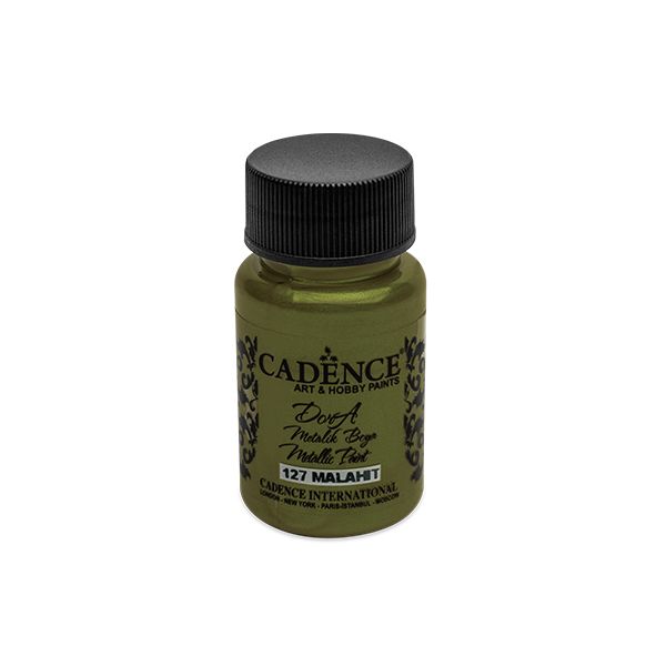 Farba akrylová Cadence D. Metalic, zlatozelená, 50 ml
