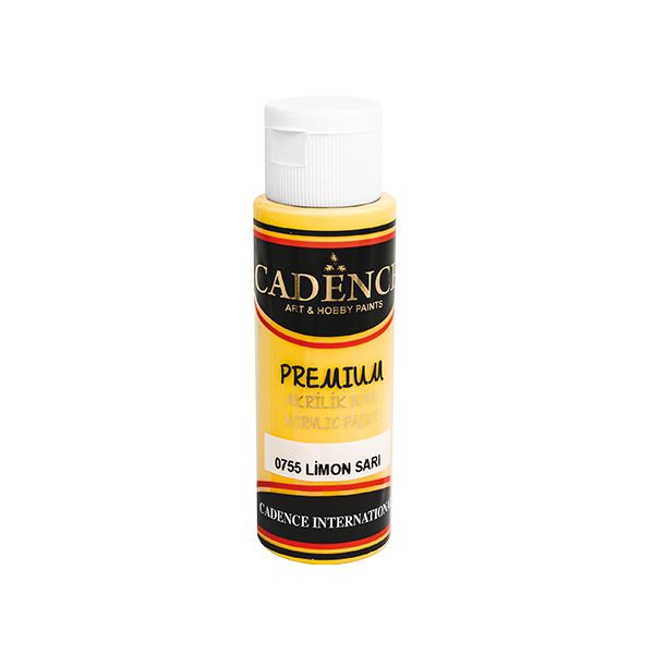 Akrylová farba CADENCE Premium, žltá, 70 ml