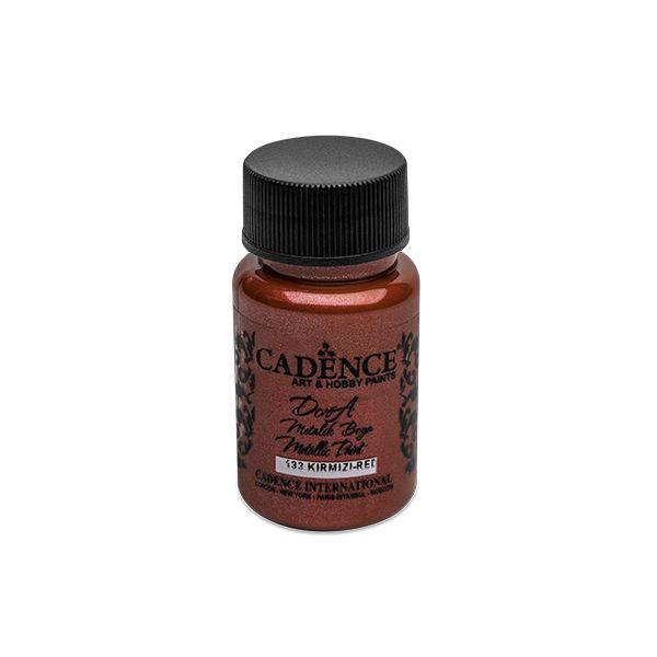 Farba akrylová Cadence D. Metalic, červená, 50 ml