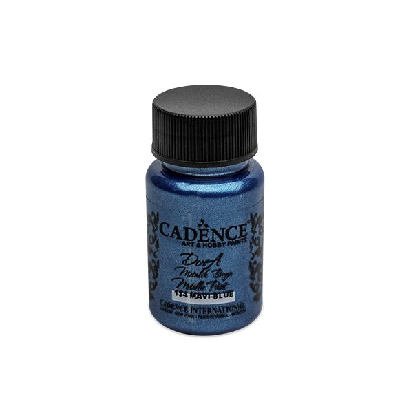 Farba akrylová Cadence D. Metalic, modrá, 50 ml