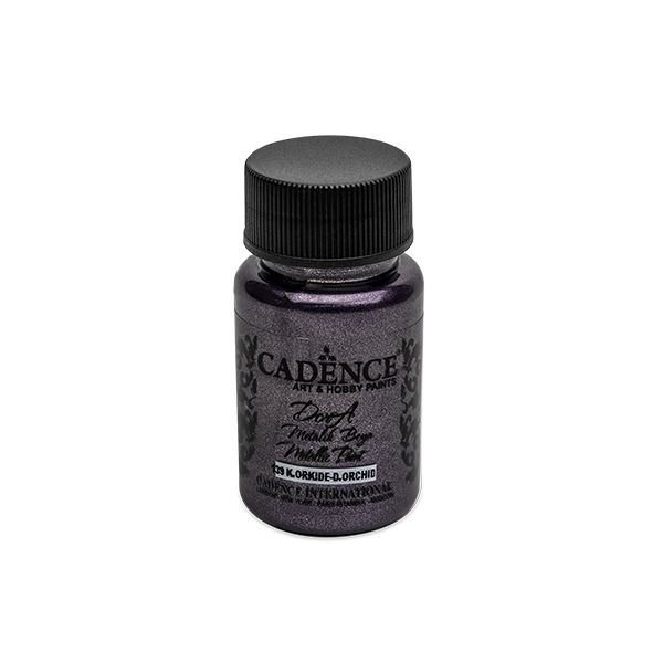 Farba akrylová Cadence D. Metalic, tm. fialová,50ml