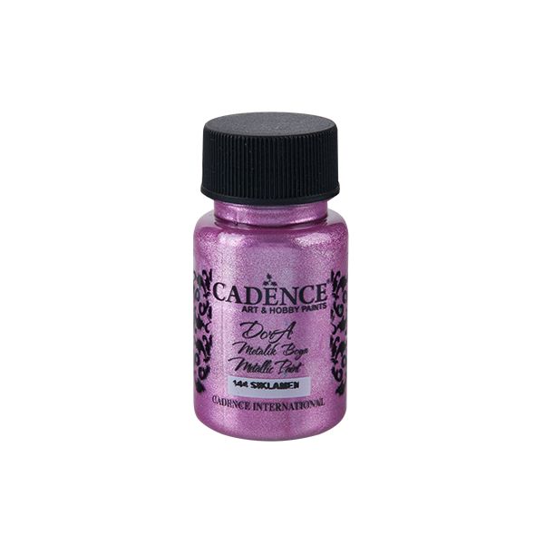 Farba akrylová Cadence D. Metalic, cyklámenová, 50 ml