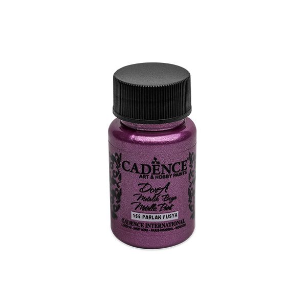 Farba akrylová Cadence D. Metalic, fuksiová, 50 ml