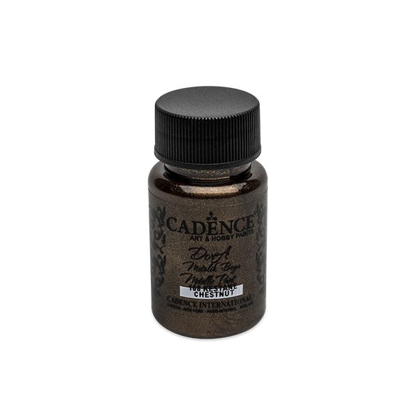 Farba akrylová Cadence D. Metalic, hnedá, 50 ml