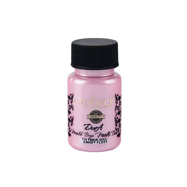 Farba akrylová Cadence D. Metalic, ružová, 50 ml