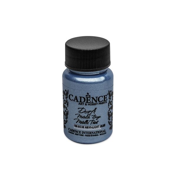 Farba akrylová Cadence D. Metalic, sv. modrá, 50 ml