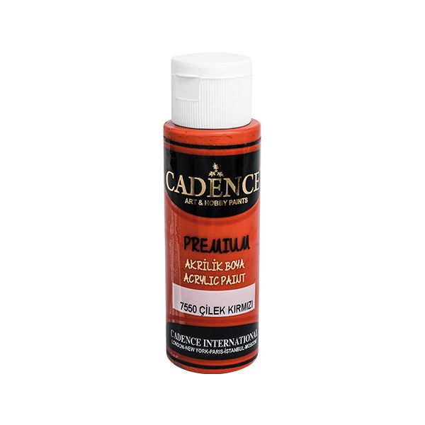 Akrylová farba CADENCE Premium, červená, 70 ml