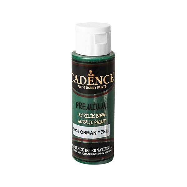Akrylová farba CADENCE Premium, tm. zelená, 70 ml