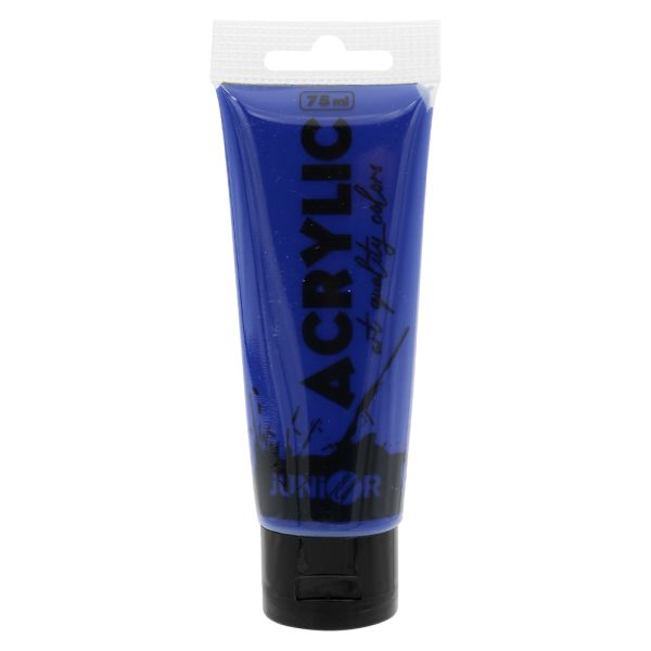 Akrylová farba JUNIOR 75 ml - modrá/blue