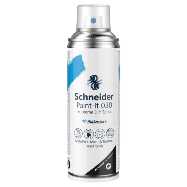 Akrylový sprej Schneider 200 ml Paint-It 030 - strieborný metalický