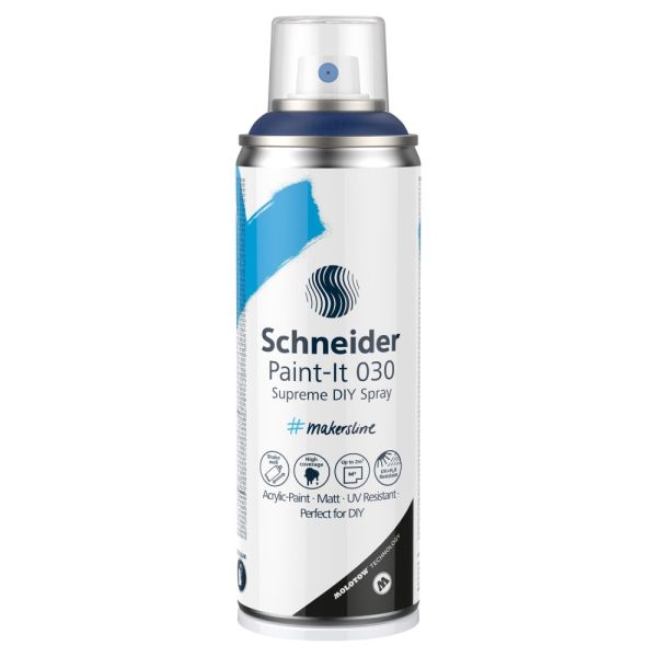 Akrylový sprej Schneider 200 ml Paint-It 030 - polnočná modrá