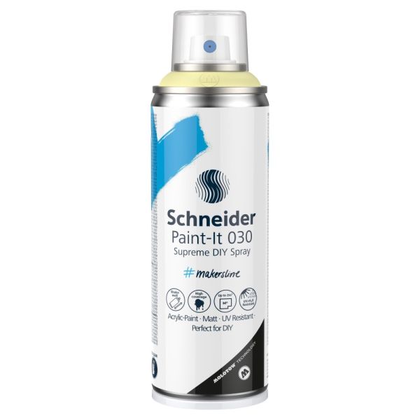 Akrylový sprej Schneider 200 ml Paint-It 030 - svetložltý pastel