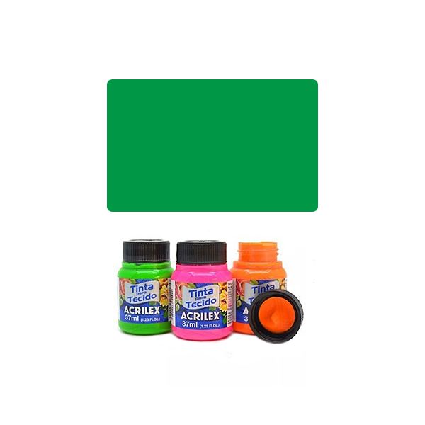 ACR Farba na textil 37ml, Fluorescent Green 101