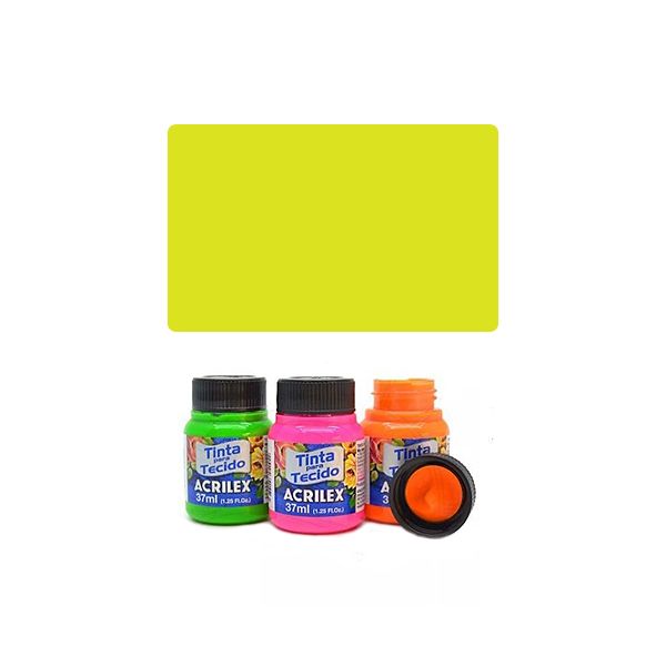 ACR Farba na textil 37ml, Lemon Yellow/Fluorescent 102