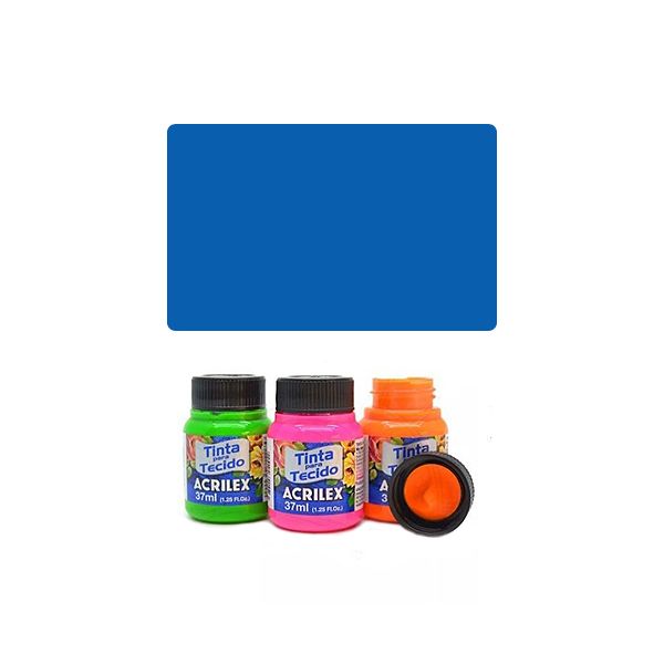 ACR Farba na textil 37ml, Fluorescent Blue 109