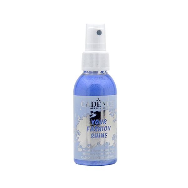 Perleťový sprej CADENCE na tmavý textil,modrá100ml