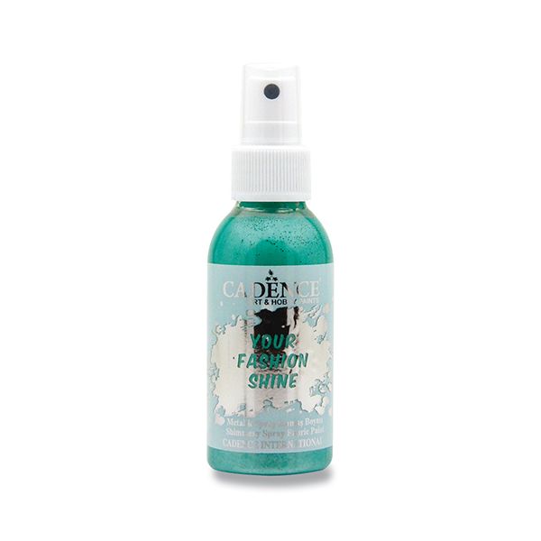 Perleťový sprej CADENCE na tm. textil,smarag.100ml