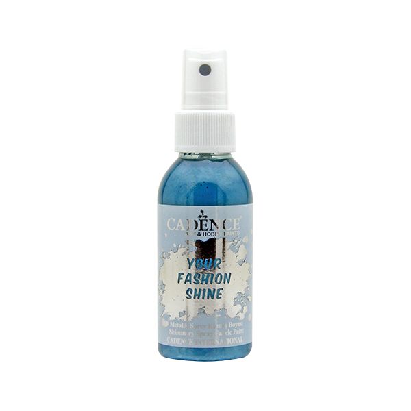Perleťový sprej CADENCEna tm.textil,petrolej.100ml
