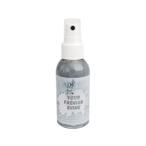 Perleťový sprej CADENCE na tm. textil, sivá,100ml