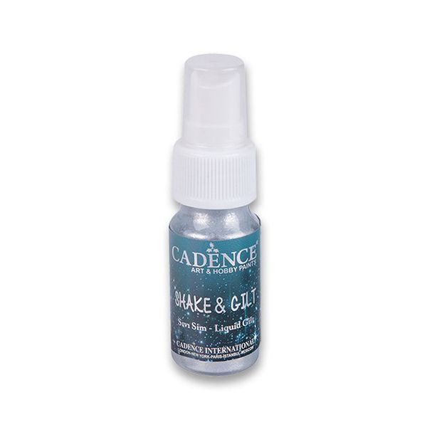 Textilná farba Cadence, sprej 25ml, trb. strieborná