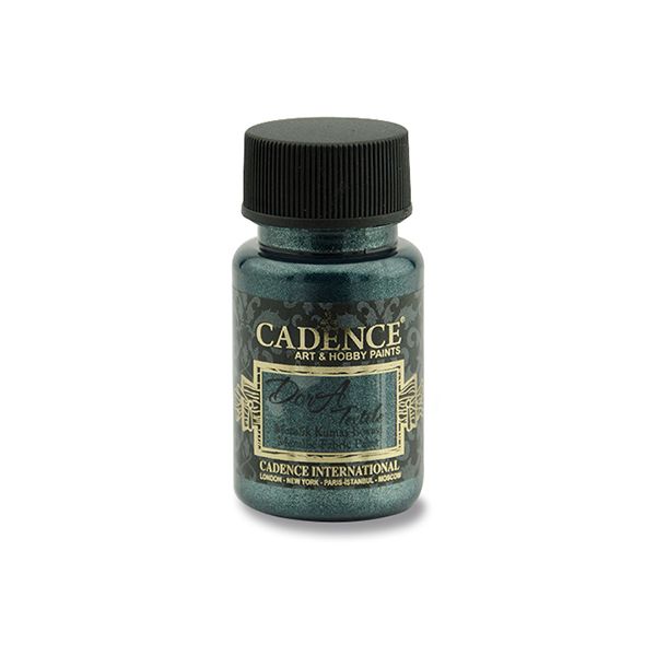 Textilná farba Cadence, metal. petrolejová, 50 ml