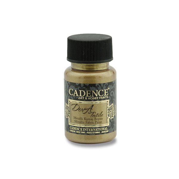 Textilná farba Cadence, metal.antická zlatá, 50 ml