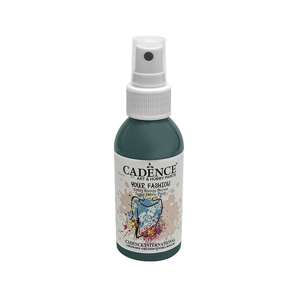 Textilná farba v spreji Cadence, modrozelená,100ml