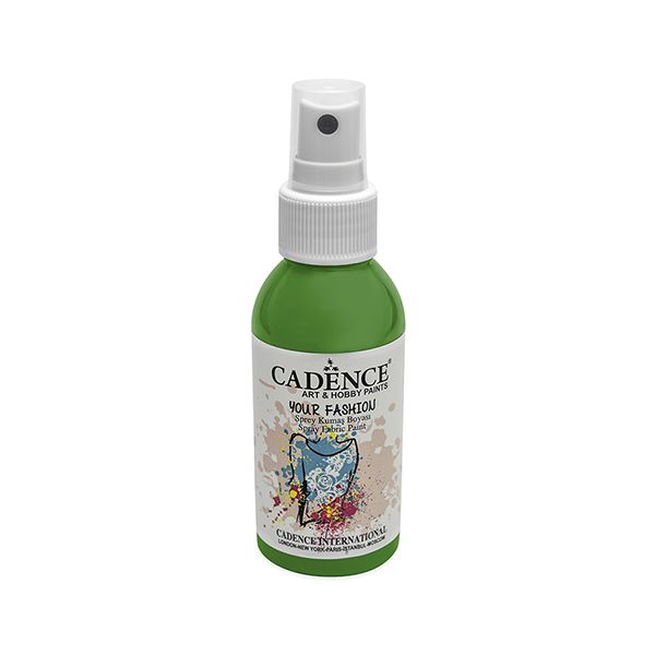 Textilná farba v spreji Cadence, zelená, 100ml