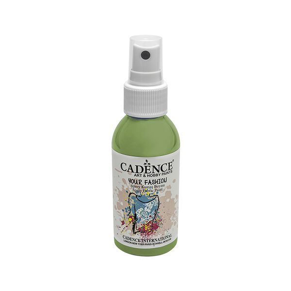 Textilná farba v spreji Cadence, žltozelená,100ml