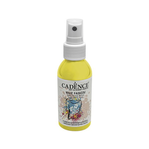 Textilná farba v spreji Cadence, žltá, 100ml
