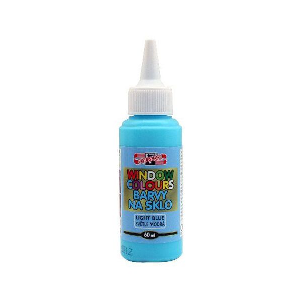 Farba na sklo KOH-I-NOOR 60 ml, svetlomodrá