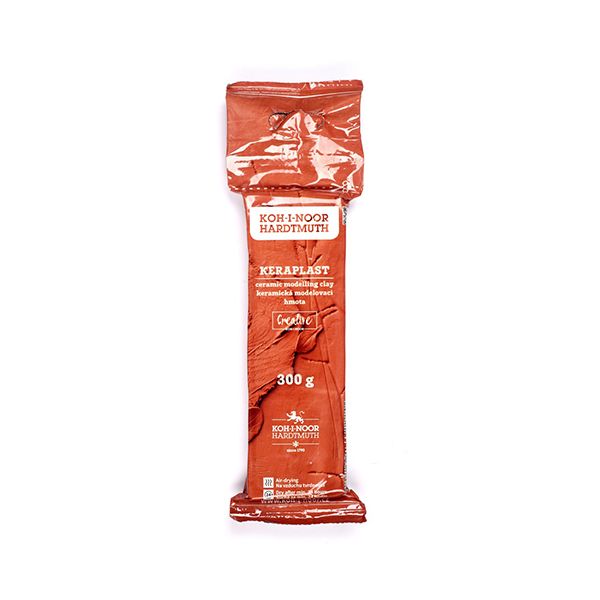 Modelovacia hmota KOH-I-NOOR KERAPLAST výtvarná 300g , teracota