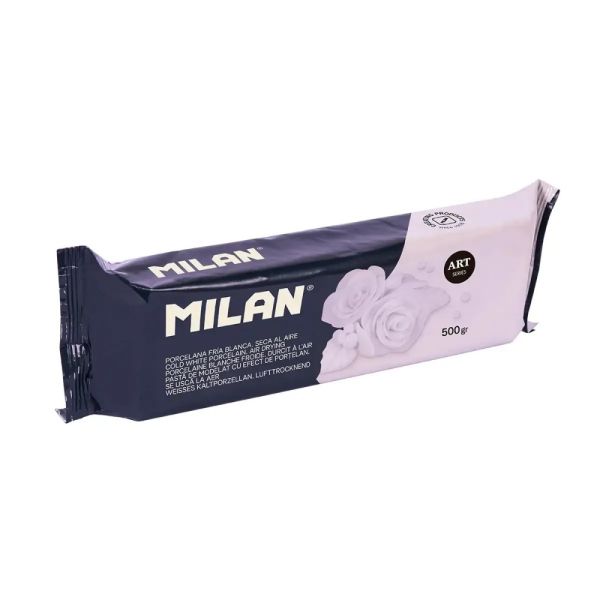 Modelovacia hmota MILAN Porcelana 500g biela, na vzduchu tvrdnúca