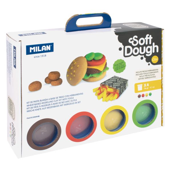 Plastelína MILAN Soft Dough ,,House of Burgers" / sada