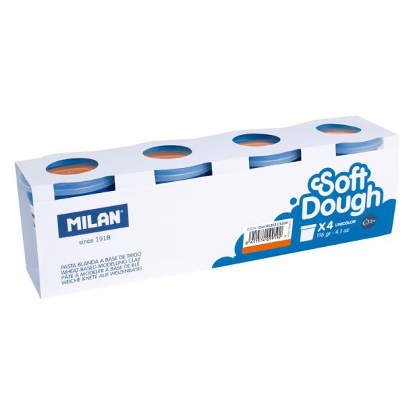 Plastelína MILAN Soft Dough oranžová 116g /1ks