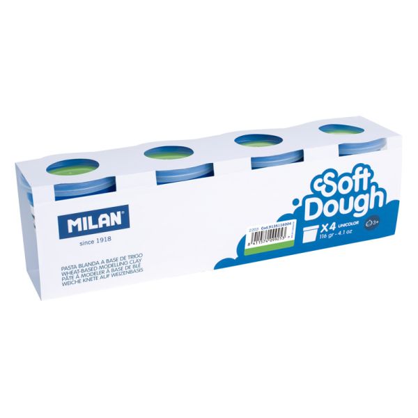 Plastelína MILAN Soft Dough zelená 116g /1ks