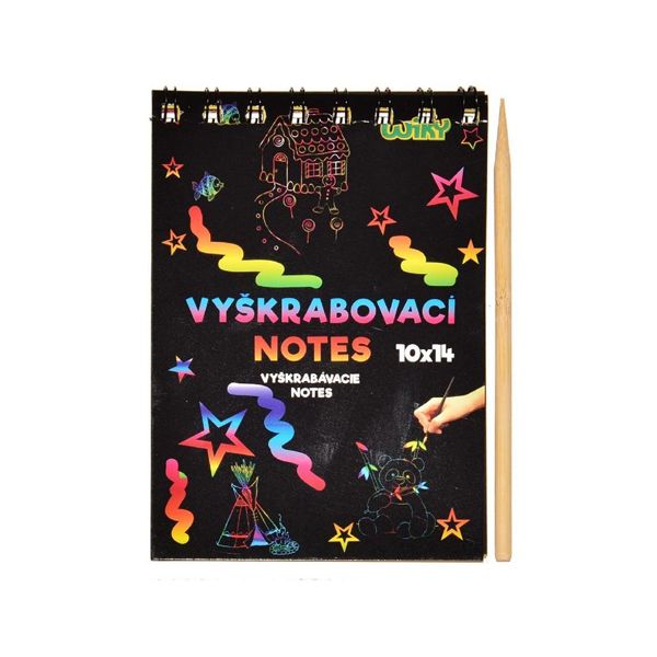 Vyškrabovací notes A6 / 10L