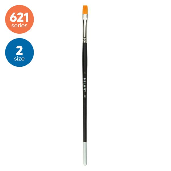Štetec plochý MILAN č. 2 - 621 Premium Synthetic
