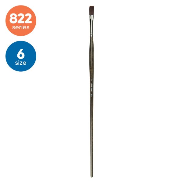 Štetec plochý MILAN č. 6 - 822 s ergonomickou rukoväťou