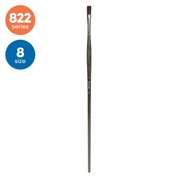 Štetec plochý MILAN č. 8 - 822 s ergonomickou rukoväťou