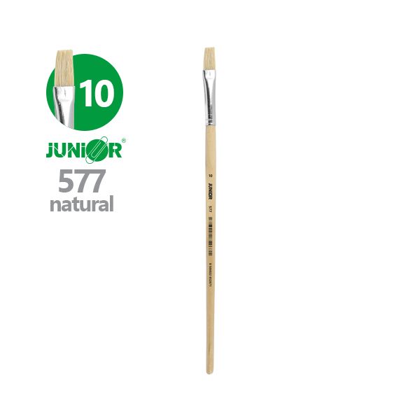 Štetec plochý JUNIOR č. 10" 577 Natural