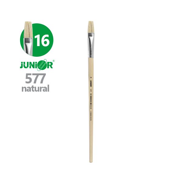 Štetec plochý JUNIOR č. 16" 577 Natural