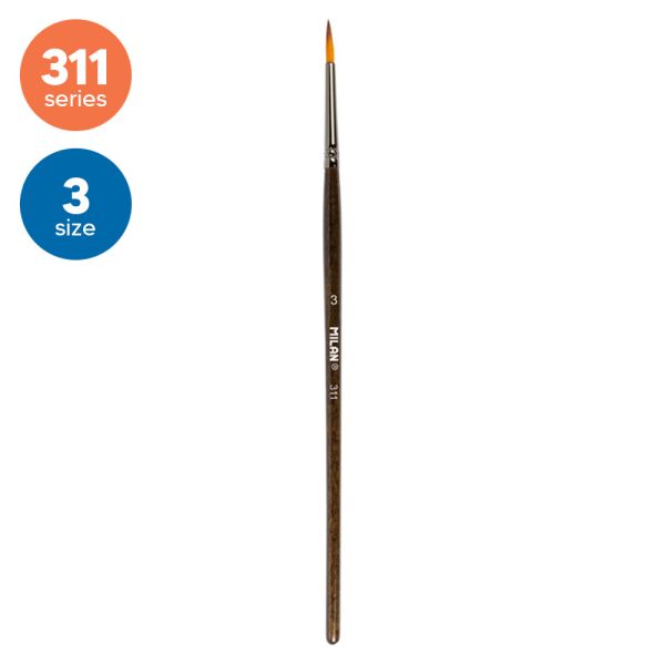 Štetec guľatý MILAN č. 3  - 311